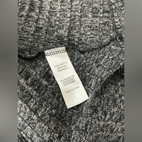 Doe + Rae Womens Size Large Grey Drop Waist Long Sleeve Dress - Picture 7 of 8